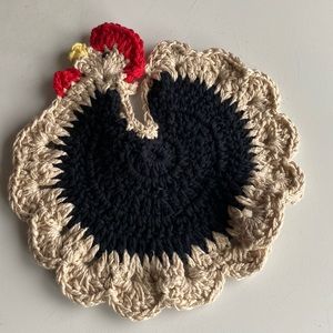 1 New Hen / Chicken / Rooster Pot Holder 2 for $25.00 Bundle